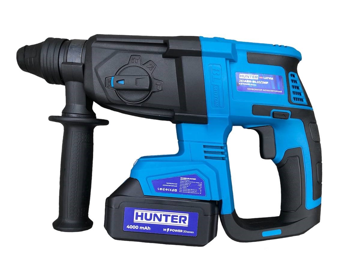 Фото Перфоратор акумуляторний HUNTER 261 ABH-BL 20/2 MP цена 5520грн №5 — Hunter