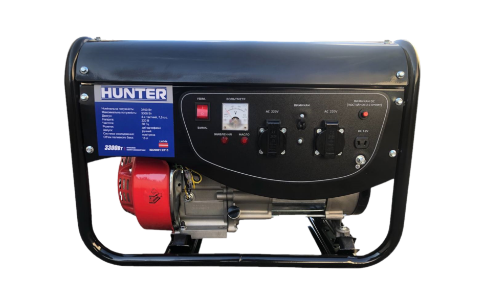 Генератор бензиновий HUNTER GX-3500