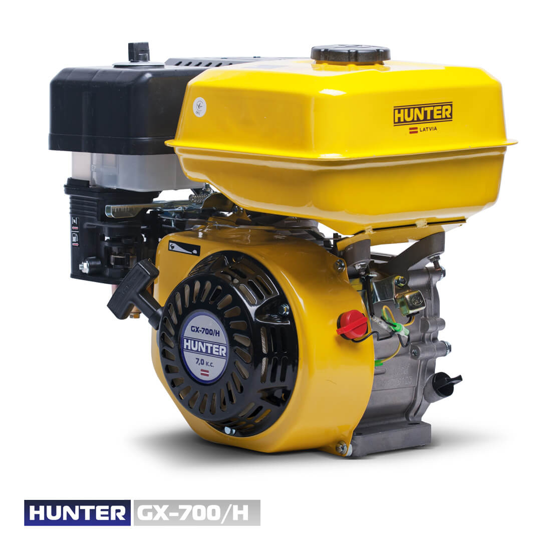 Фото Двигатель бензиновый HUNTER GX-700/H (шлиц) цена 4000грн №6 — Hunter